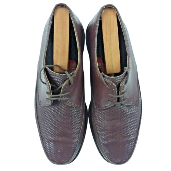 Toschi CIS Equipped Carbonlite Oxfords Dress Shoes Apron Toe Brown Leather - Picture 4 of 12